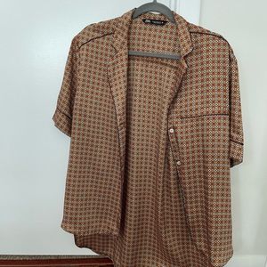 Zara shirt button down xs